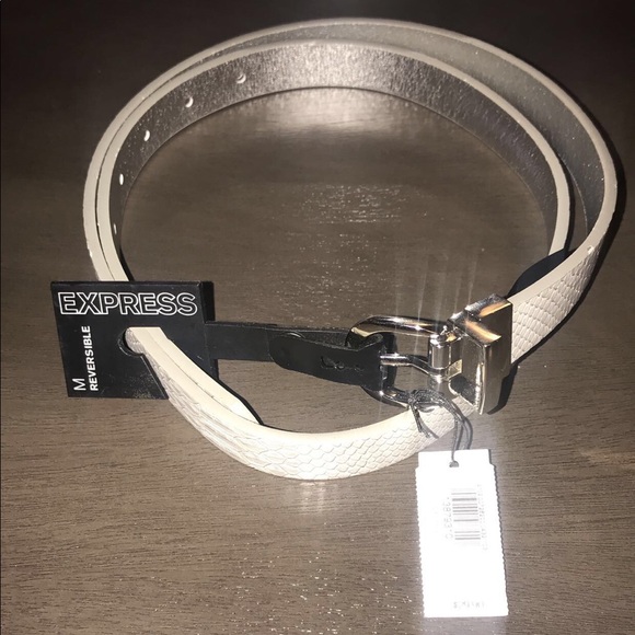 Express Accessories - Express Grey Woman’s Reversible Belt